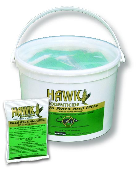 (image for) Hawk Single Kill Rodenticide (bulk pail of 86 packs)